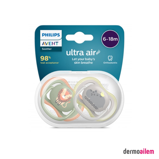 Biberon & Emzik & OyuncakPhilips AventPhilips Avent Ultra Air 2li Erkek Emzik 6-18 Ay