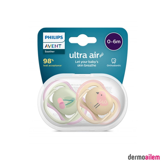 Biberon & Emzik & OyuncakPhilips AventPhilips Avent Ultra Air Emzik Serisi 0-6 Ay Kız SCF08513
