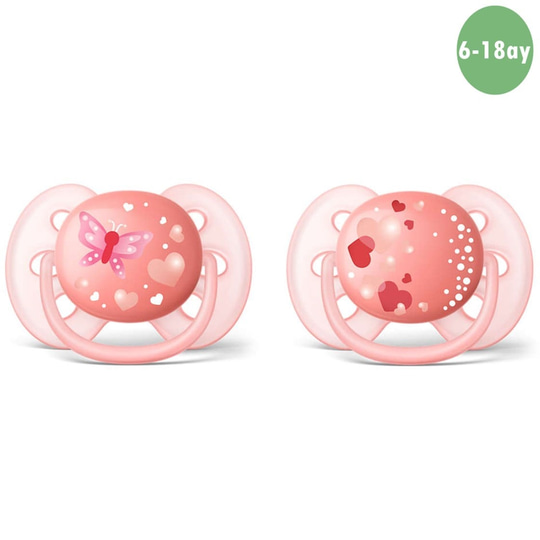 Biberon & Emzik & OyuncakPhilips AventPhilips Avent Ultra Soft Emzik Kız 6-18 Ay SCF223/22