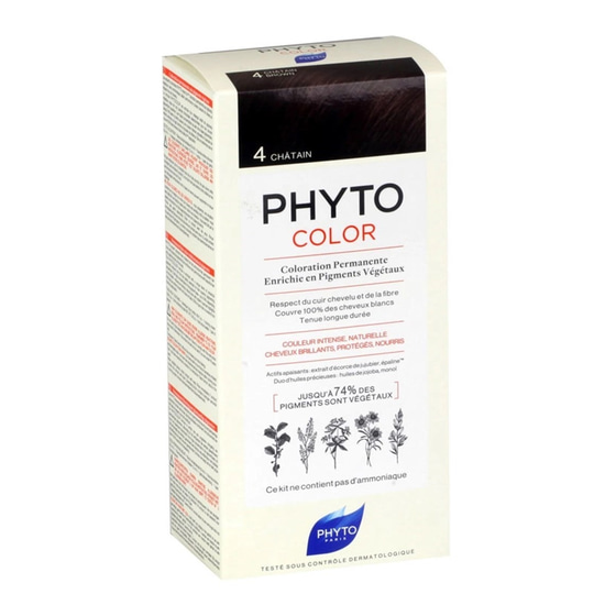 Saç BoyalarıPhytoPhyto Phytocolor Bitkisel Saç Boyası - 4 Kestane