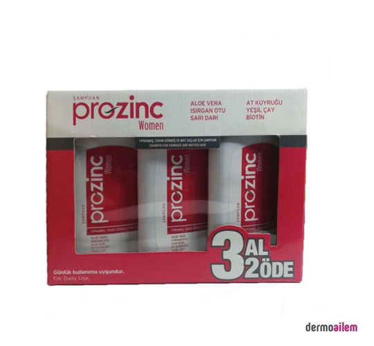 ŞampuanlarProzincProzinc Women Yıpranmış Zarar Görmüş ve Mat Saçlar İçin 300 ml 3 AL 2 ÖDE