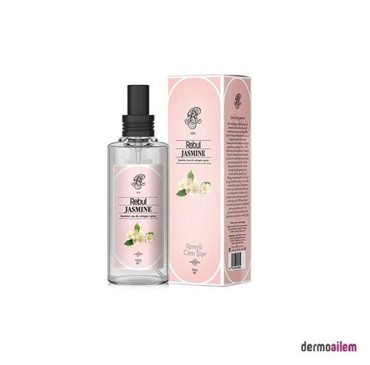 KolonyaRebulRebul Jasmine Yasemin Şenliği Sprey Kolonya Cam Şişe 100 ml