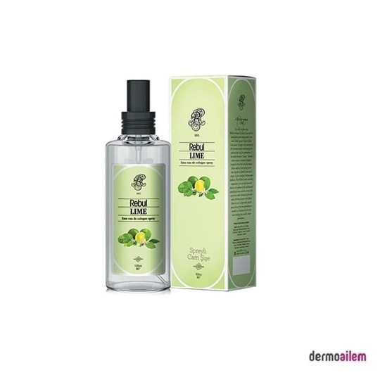 KolonyaRebulRebul Lime Akdeniz Serinliği Sprey Kolonya Cam Şişe 100 ml