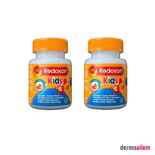 Takviye Edici GıdalarRedoxonRedoxon Kids 60 Çiğnenebilir Tablet 2'li