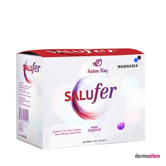 Takviye Edici GıdalarSalusSalus Ilaç Salufer Takviye Edici Gıda 5 Gr X 20 Saşe