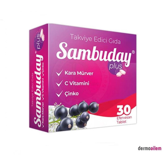 Takviye Edici GıdalarBaselSambuday Plus 30 Efervesan Tablet