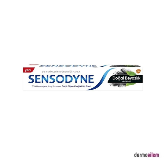 Diş MacunlarıSensodyneSensodyne Doğal Beyazlık Aktif Kömür Diş Macunu 75 ml
