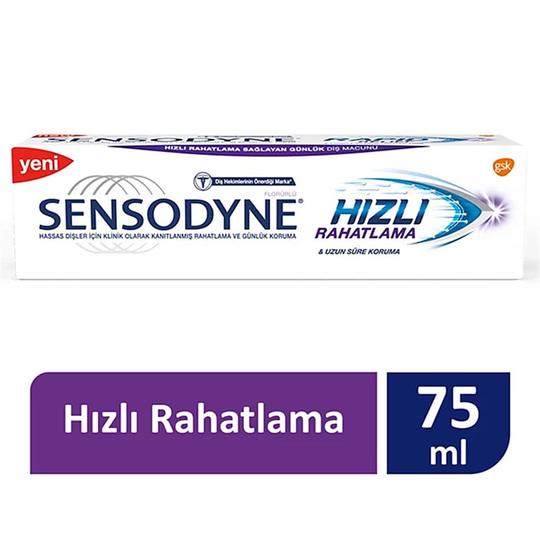 Diş MacunlarıSensodyneSensodyne Hızlı Rahatlama Diş Macunu 75 ml