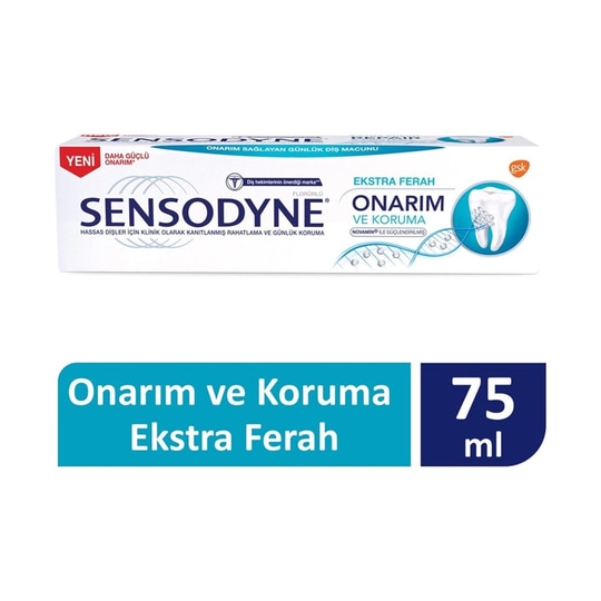 Diş MacunlarıSensodyneSensodyne Onarım Ve Koruma Ekstra Ferahlık Diş Macunu 75 ml