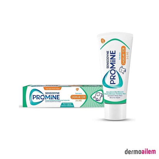 Bebek Ve Çocuklar İçin Ağız BakımıSensodyneSensodyne Promine 3-5 Yaş Çocuk Diş Macunu 50 ml