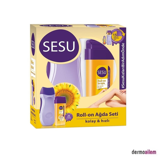 Tüy GidericilerSesuSesu Roll-on Sir Ağda Seti