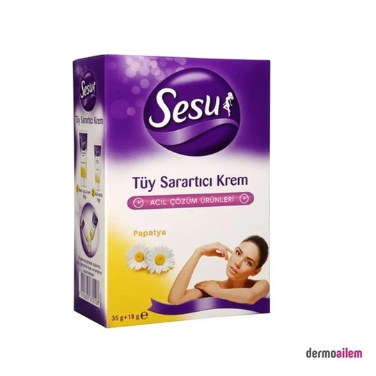 Tüy GidericilerSesuSesu Tüy Sarartıcı Krem 35 + 18 gr
