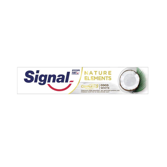 Diş MacunlarıSignalSignal Nature Elements Coco White Hindistan Cevizi 75 ml Diş Macunu
