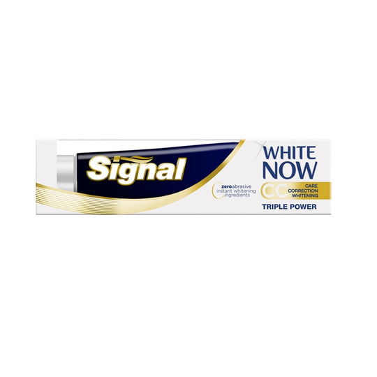 Diş MacunlarıSignalSignal White Now Cc Gold Trıple Power Diş Macunu 75ml
