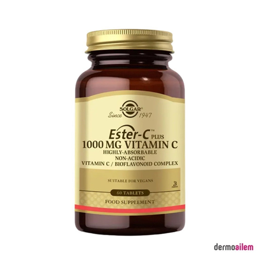 Takviye Edici GıdalarSolgarSolgar Ester-C Plus Vitamin C 1000 mg 60 Tablet