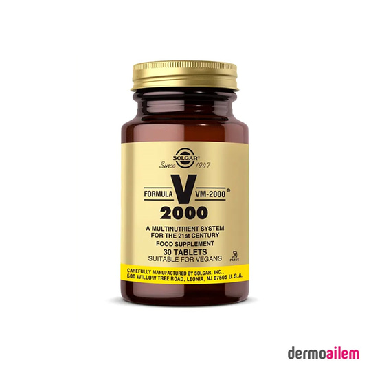 Takviye Edici GıdalarSolgarSolgar Formula VM 2000 30 Tablet