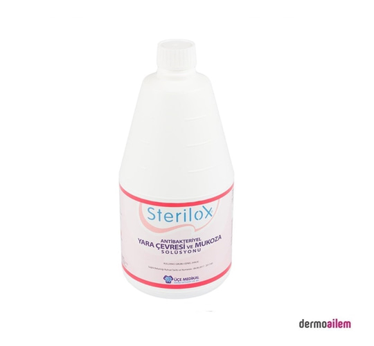 Nemlendirici & OnarıcıSteriloxSteriloX Antibakteriyel Yara Çevresi Ve Mukoza Solüsyonu 1000 ml