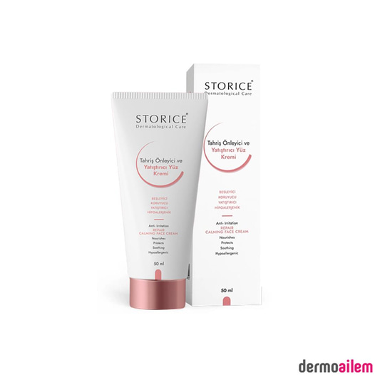 Nemlendirici & OnarıcıStoriceStorice Tahriş Önleyici ve Yatıştırıcı Yüz Kremi 50 ml