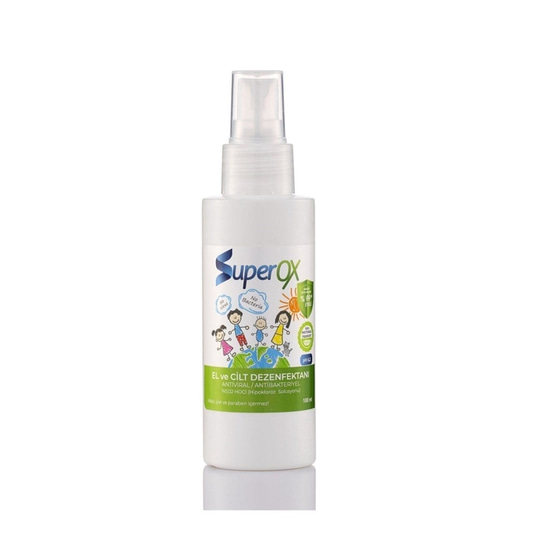 Cilt Temizleme ÜrünleriSuperOxSuperOx Alkolsüz El Cilt Dezenfektanı Sprey 100 Ml
