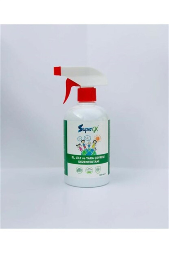 Cilt Temizleme ÜrünleriSuperOxSuperOx Alkolsüz El Cilt Dezenfektanı Sprey 500 Ml