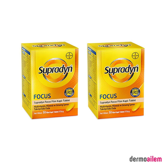 MultivitaminlerSupradynSupradyn Energy Focus 30 Tablet 2'Li