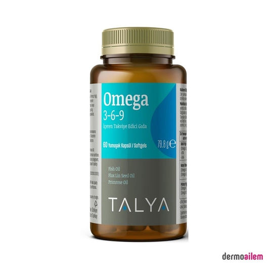 Omega 3 & Balık YağlarıTalyaTalya Omega 3-6-9 Softgel 60 Kapsül
