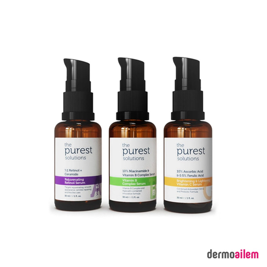 Cilt Bakım SerumlarıThe Purest SolutionsThe Purest Solutions Tazelemeye Yardımcı Vitamin Bakım Seti