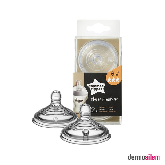 Biberon & Emzik & OyuncakTommee TippeeTommee Tippee Closer to Nature Biberon Emzik 2 Adet - Hızlı Akış