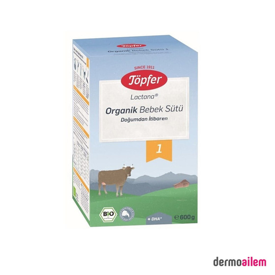MamalarHiper FarmaTöpfer Organik 1 Numara Bebek Sütü 600 Gr