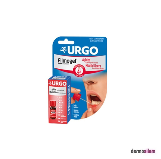 Ağız Çalkalama SularıUrgoUrgo Filmogel Aft ve Küçük Ağız Yaraları Sıvı Pansuman 6 ml