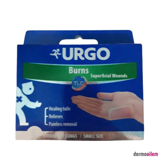 BantlarUrgoUrgo Yanıklar ve Yüzeysel Yaralar için Steril Bant 6 Adet