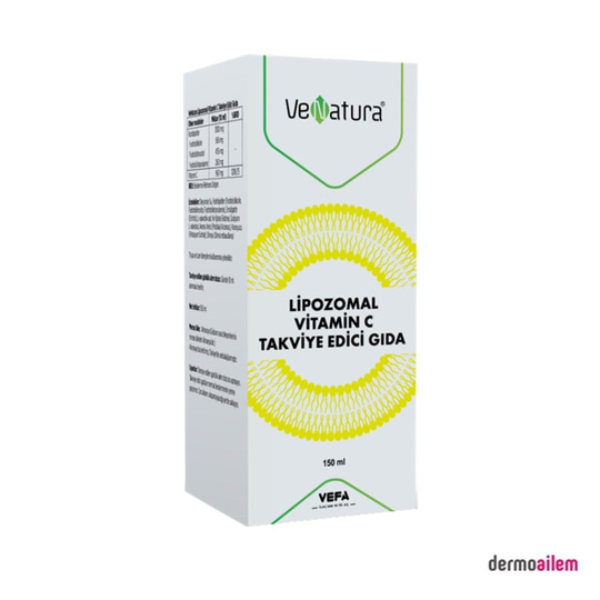 Takviye Edici GıdalarVeNaturaVenatura Lipozomal Vitamin C Takviye Edici Gıda 150 ml