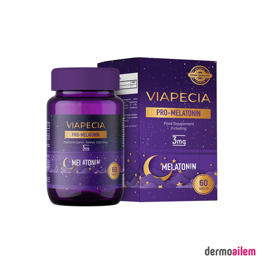 Takviye Edici GıdalarVİAPECİAViapecia Pro Melatonin 3 mg 60 Tablet