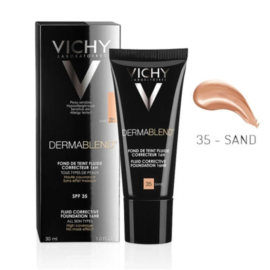 FondötenVichyVichy Dermablend SPF35 Foundation Sand 35 30ml