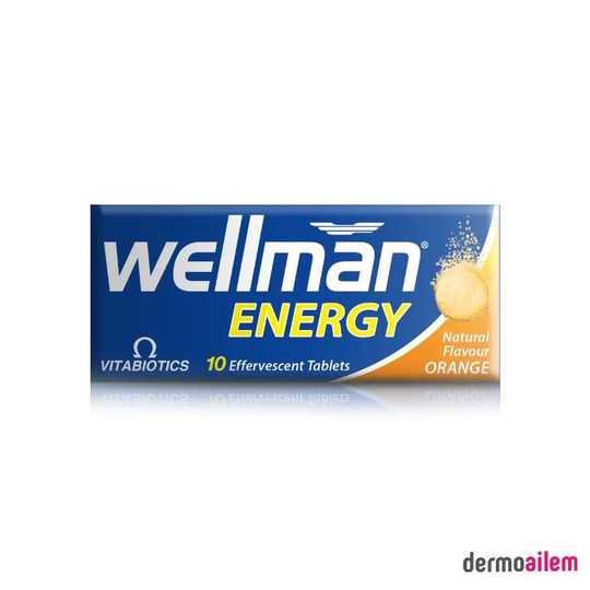 Takviye Edici GıdalarVitabioticsVitabiotics Wellman Energy 10 Efervesan Tablet