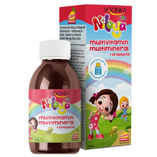 ProbiyotiklerVoonkaVoonka Kids Niloya Multivitamin Multimineral Prebiyotik Şurubu 150 ml