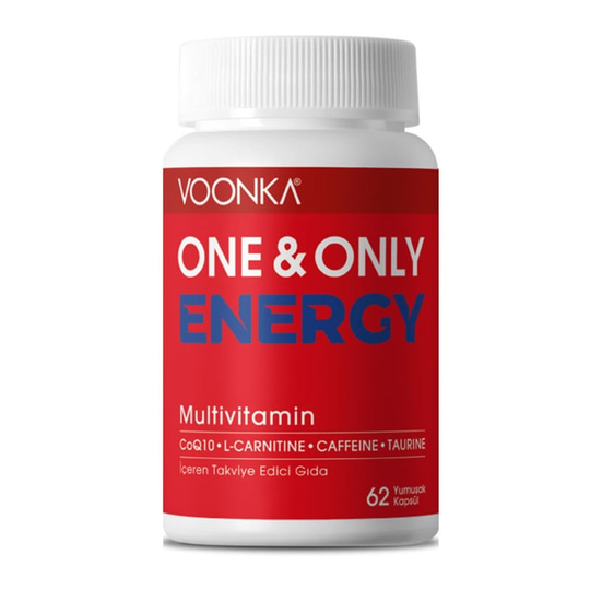 Takviye Edici GıdalarVoonkaVoonka One & Only Energy Multivitamin 62 Kapsül