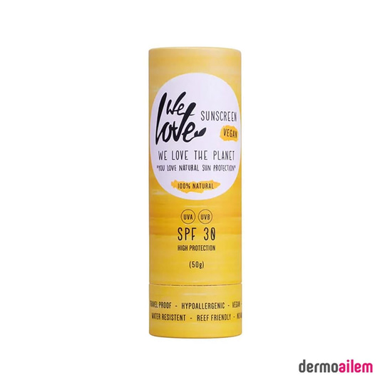 Yüz İçin Güneş ÜrünleriWe LoveWe Love The Planet Natural Sunscreen SPF 30 Stick 50 gr