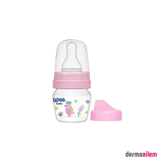 Biberon & Emzik & OyuncakWee BabyWee Baby Mini PP Pembe Alıştırma Bardağı Seti 30 ml 0-6 Ay