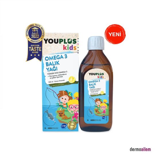 Takviye Edici GıdalarAbdi İbrahimYouplus Kids Omega 3 Balık Yağı 150 ml