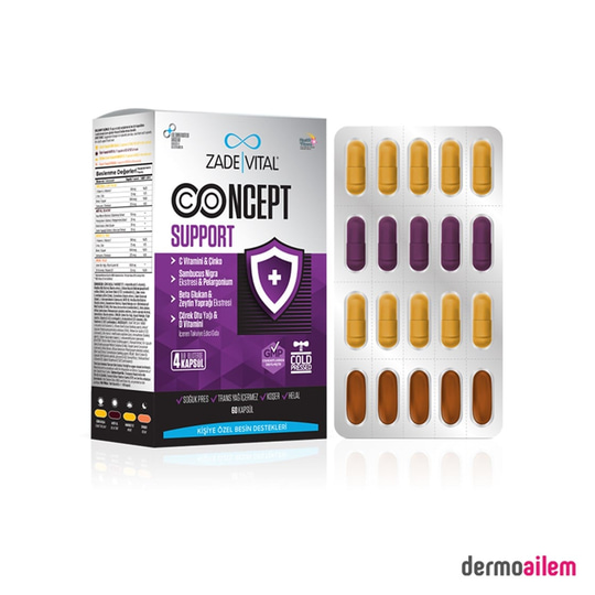 Takviye Edici GıdalarZade VitalZade Vital Concept Support 60 Kapsül