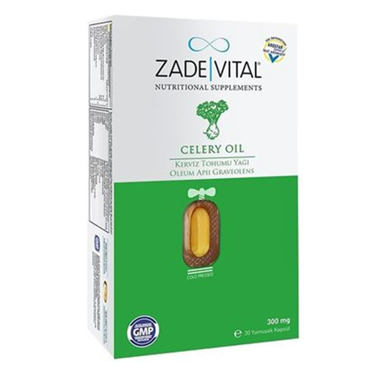 Sağlıklı YağlarZade VitalZade Vital Kereviz Tohumu Yağı 30 Kapsül