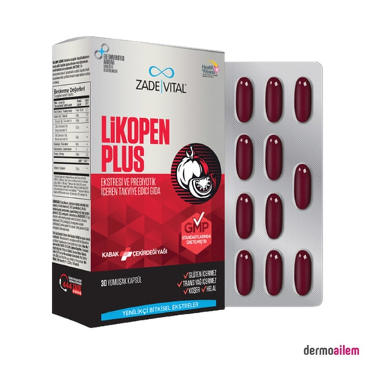 ProbiyotiklerZade VitalZade Vital Likopen Plus 30 Kapsül