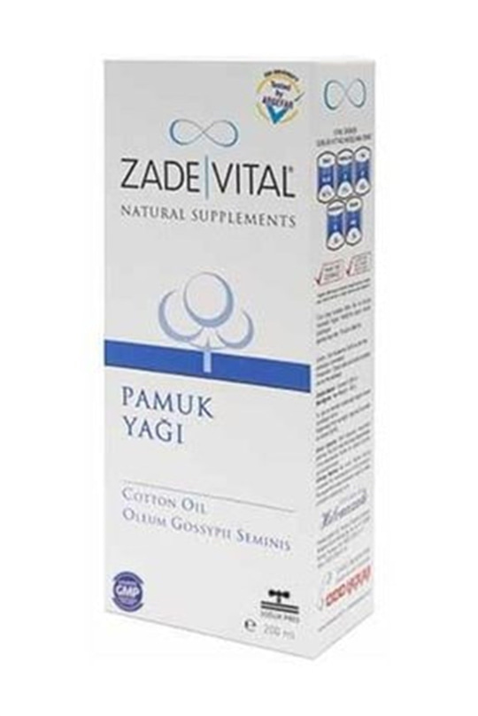 Sağlıklı YağlarZade VitalZade Vital Pamuk Yağı 200 ml