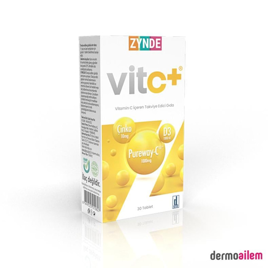 C VitaminleriDEVAZynde Vit C+ Vitamin C İçeren Takviye Edici Gıda 30 Tablet