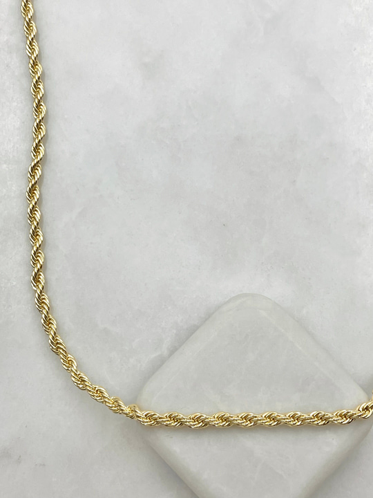 Burgu Zincir Kolye 60 cm Gold
