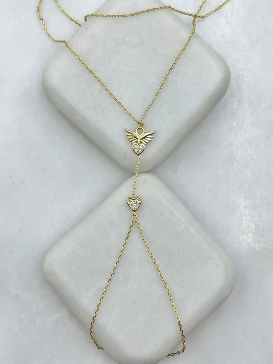Kalpli Kanat Model Şahmeran Gold
