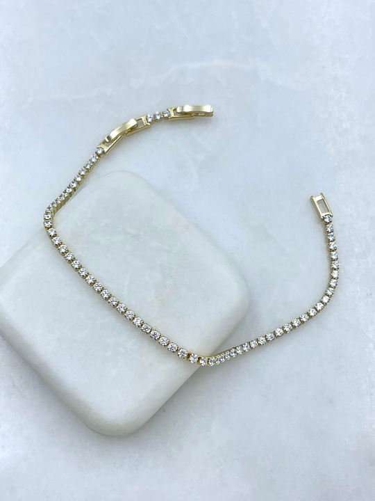 Özel Seri Minimal Su Yolu Bileklik Gold