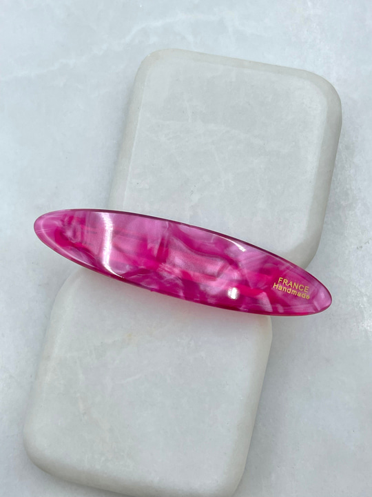 Oval Sedefli Otomatik Toka Pembe