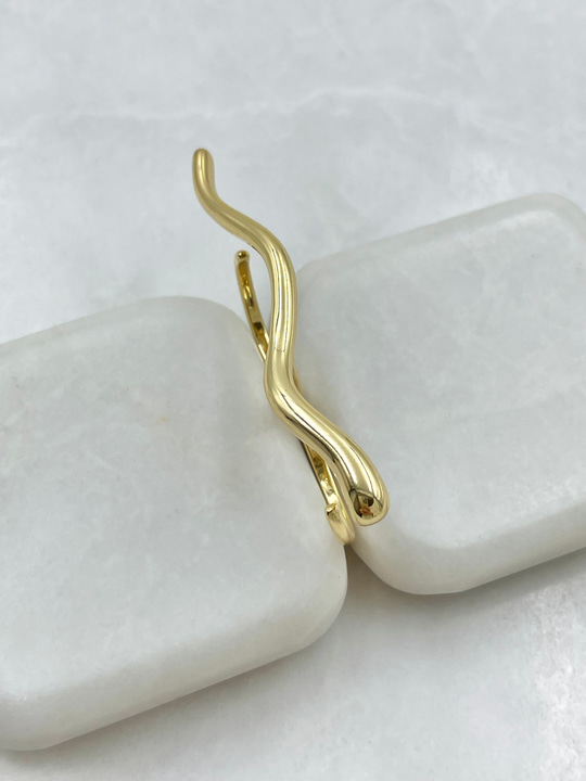 Yılan Model İkili Yüzük Gold